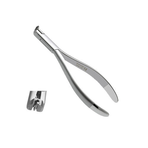 FLUSH CUT DISTAL END CUTTER STANDARD HANDLE Minimum Cutting Capacity: .014” Maximum Cutting Capacity: .021” X .025” Standard handle Tungsten Carbide Inserted Jaws. Durable and consistent performance of cutting edges. Plier’s shape with round edges make sure maximum comfort and safety. Forging is made with highest quality surgical grade stainless steel. Elegant Matte Finish/ Stunning mirror touch on Handle