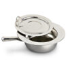 round bedpan with cover triune international