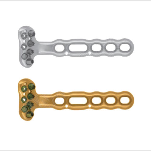 Distal Volar Radial Safety Lock Plate, With Drill Guide