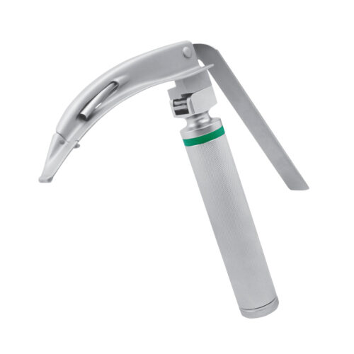 Flexible Macintosh Interchangeable Reusable Laryngoscope sets (Fiber Optic) Cold Light Guide