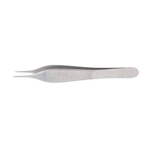 Adson forceps dressing, Serrated, 0.8 mm, overall length 12cm