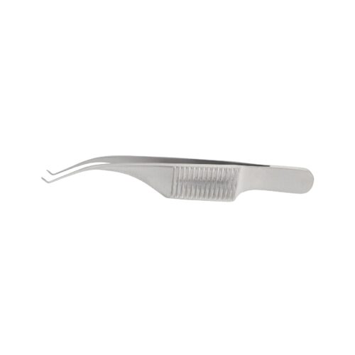 Barraquer, Colibri Micro-tying Suture forceps, 1 x 2 teeth, 0.40 mm, without platform, overall length 7.5 cm