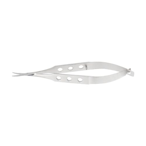 Corneal Universal Scissors , Curved, pointed, overall length 10.5 cm