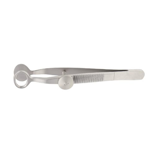 Desmarres, Chalazion forceps, oval, O.D 13 mm, overall length 9cm, small