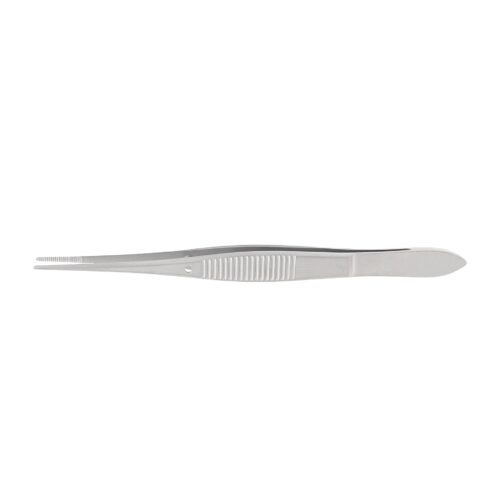 Iris Forceps, Straight, 1 mm, Serrated, Overall Length 10.5 cm