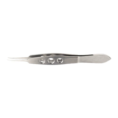 Jaffe, Tying Forceps, curved, with 0.5 x 6 mm tying platform, overall length 10.5 cm