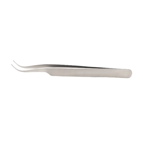 Jewelers forceps curved No. 7, overall length 12 cm