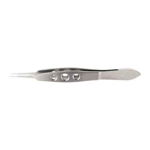 Lehner – Capsulorhexis Forceps, curved, very delicate grasping tips, 10.5cm, angle to tip 13 mm