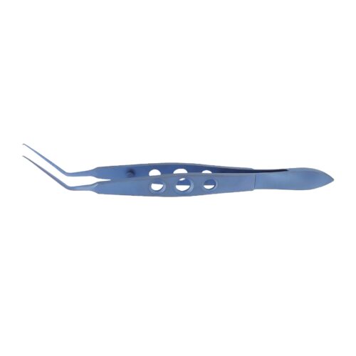 Lehner, Capsulorhexis forceps, very delicate grasping tips, overall length 11 cm, Titanium