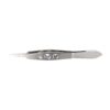 McPherson, Plain Corneal Forceps, Straight, 0.3 mm, Overall Length 10.5 cm