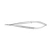 Micro-Needle holder, straight, 1.0 x 12 mm, without lock, overall length 14 cm