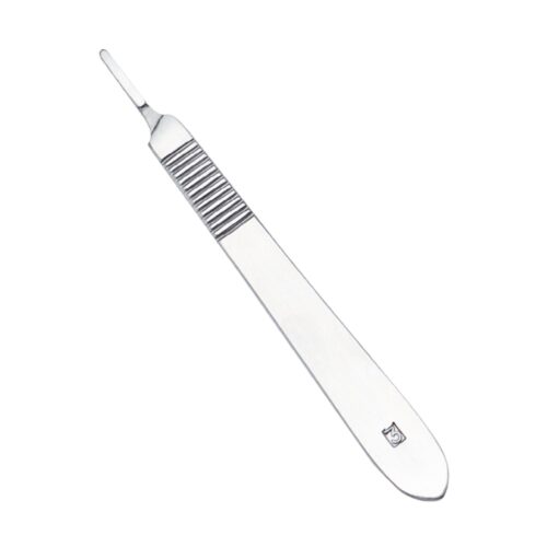 Scalpel Handle No. 3, Overall Length 12.5 cm