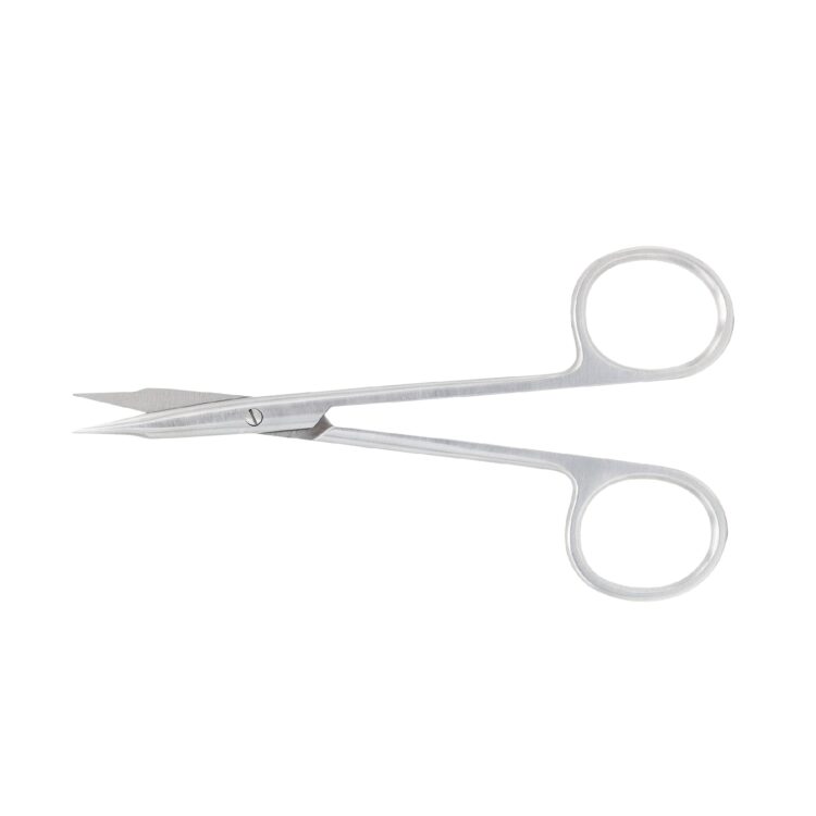 Stevens – Tenotomy Scissors, curved, long model, pointed, overall length 11.5 cm