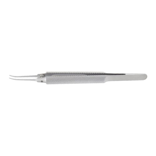 Tennant, Tying Forceps, curved, extra delicate smooth jaws, 0.5 x 6 mm tying platform, overall length 11 cm