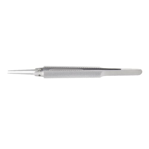Tennant, Tying Forceps, straight, with guide pin, delicate smooth jaws, 0.5 x 6 mm tying platform, 11 cm