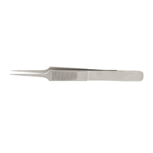 Tying Jewelers Forceps, Jewelers Type, 7.5 mm platform, 0.5 mm, Overall Length 11.5 cm