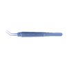 Utrata Capsulorhexis Forceps, Angled Curved, Round Handle overall length 11.5cm Titanium